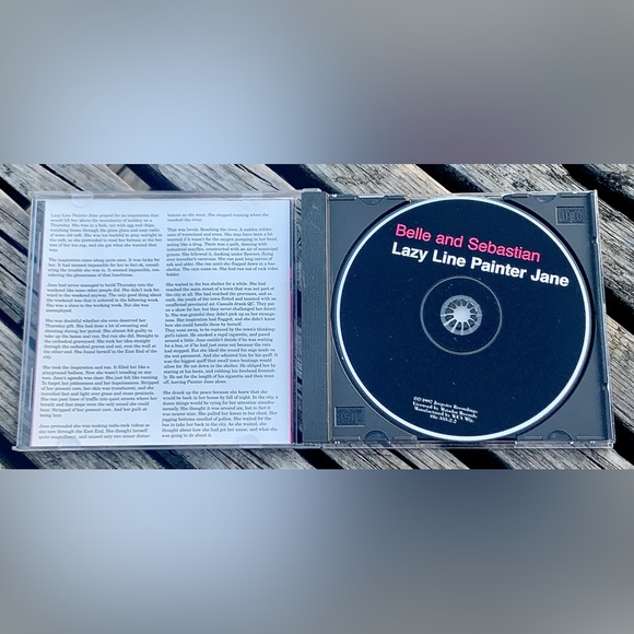 BELLE & SEBASTIAN Lazy Line Painter Jane 1997 CD EP - Picture 4 of 4